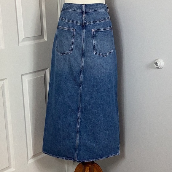 Madewell The Rilee Denim Midi Skirt - Picture 8 of 9